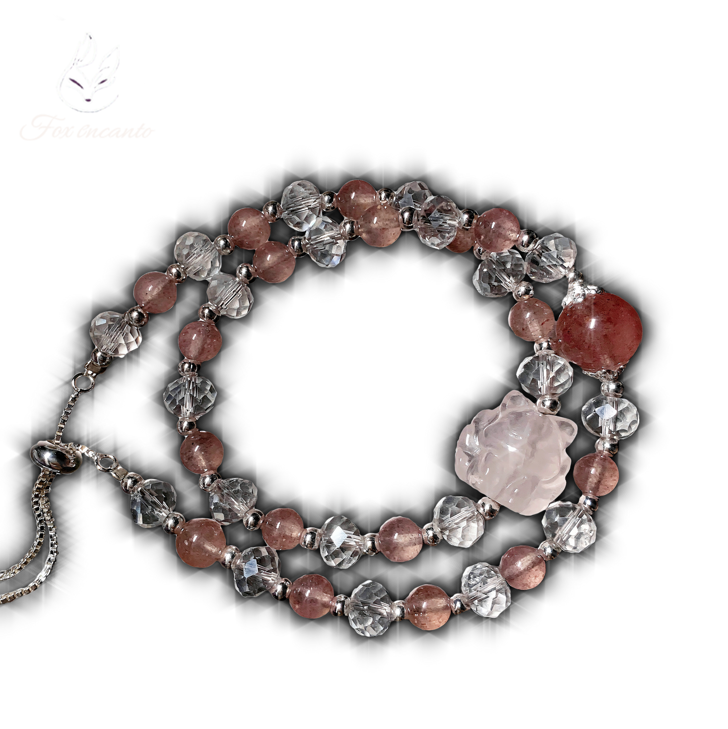 Love Spark Fox Crystal Bracelet - Romantic charm & Sparks Joy