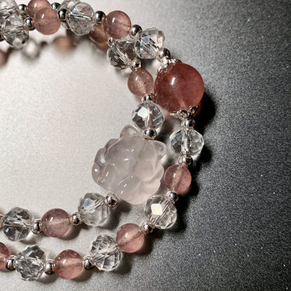 Love Spark Fox Crystal Bracelet - Romantic charm & Sparks Joy