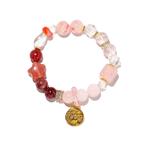 Aries Zodiac Star Sign Birthstone Bracelet