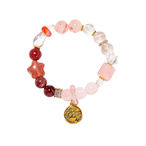 Aries Zodiac Star Sign Birthstone Bracelet