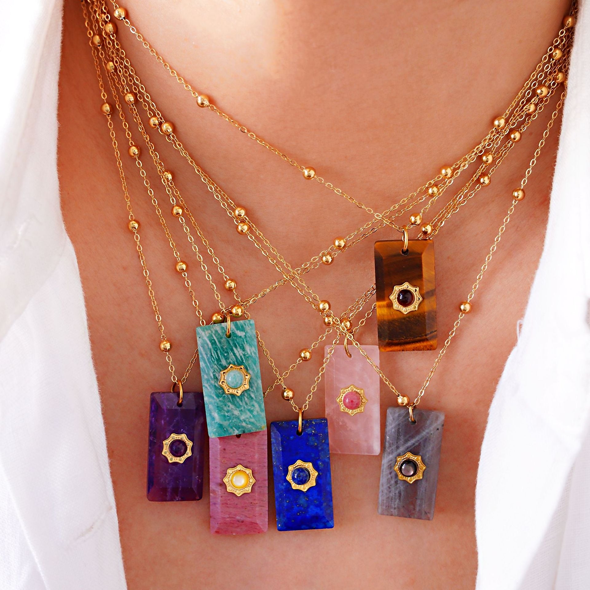 Crystal Guardian Box Energy Pendant