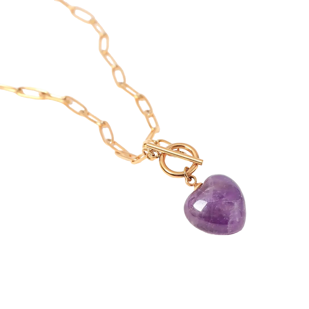 Crystal Heart Necklace Series