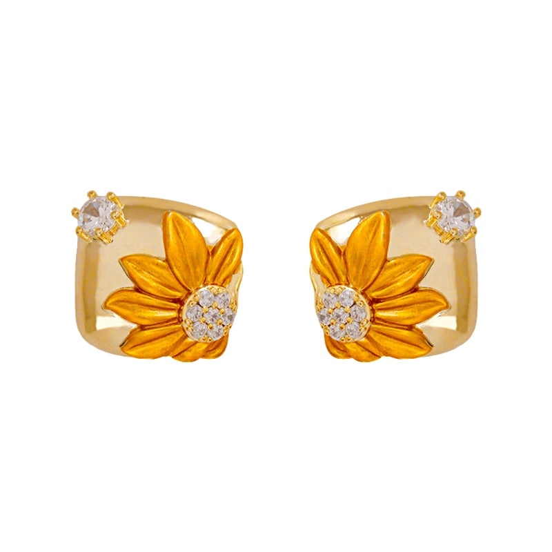 Dreamy Sunflower Earring