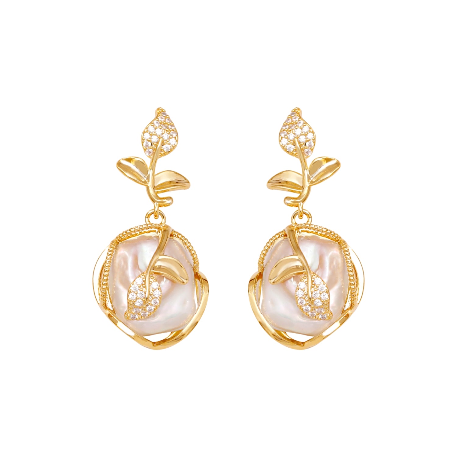 Dreamy Tulip Pearl Earring