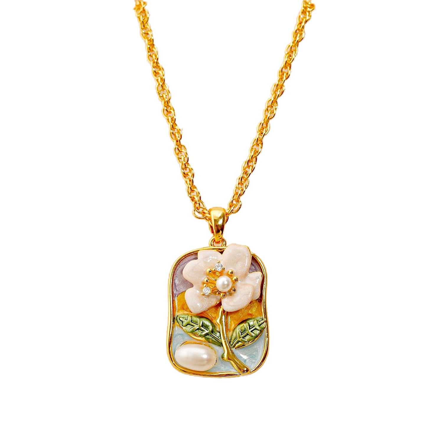 Dreamy Gardenia Necklace