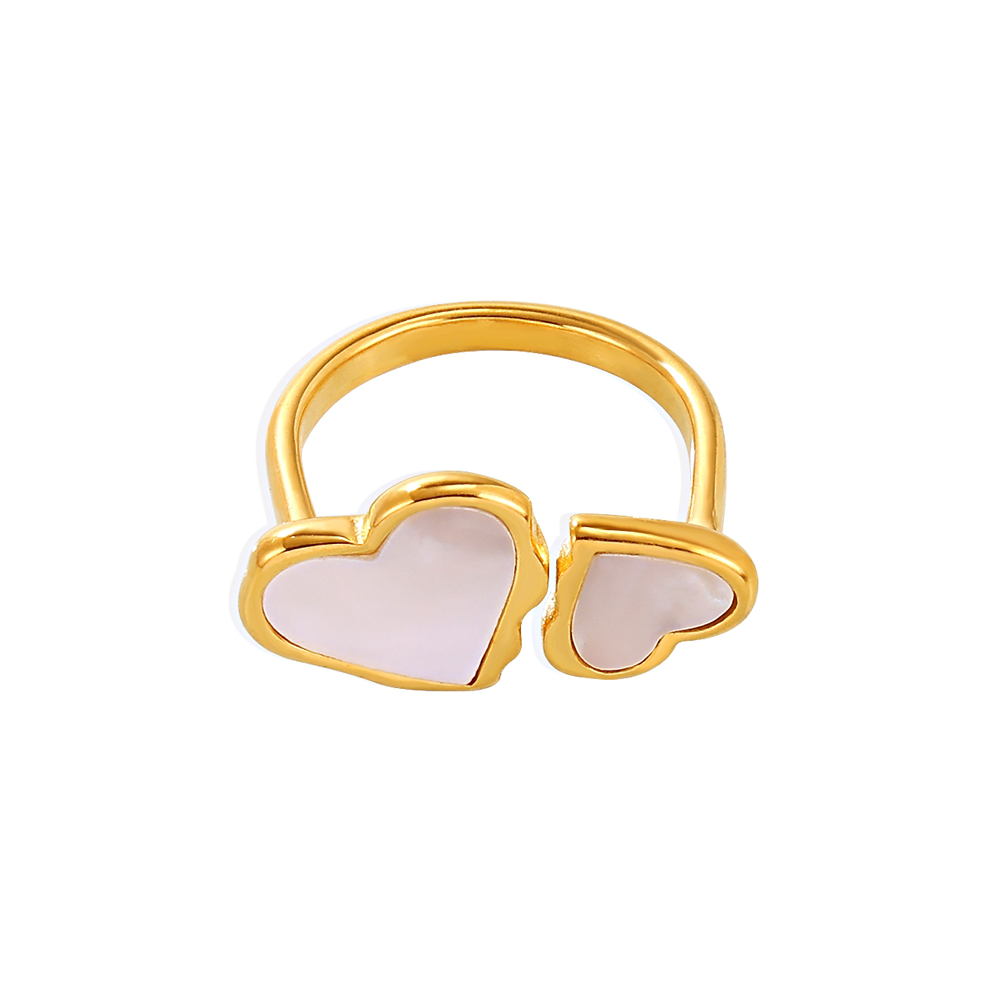 Heart-to-Heart Open Ring