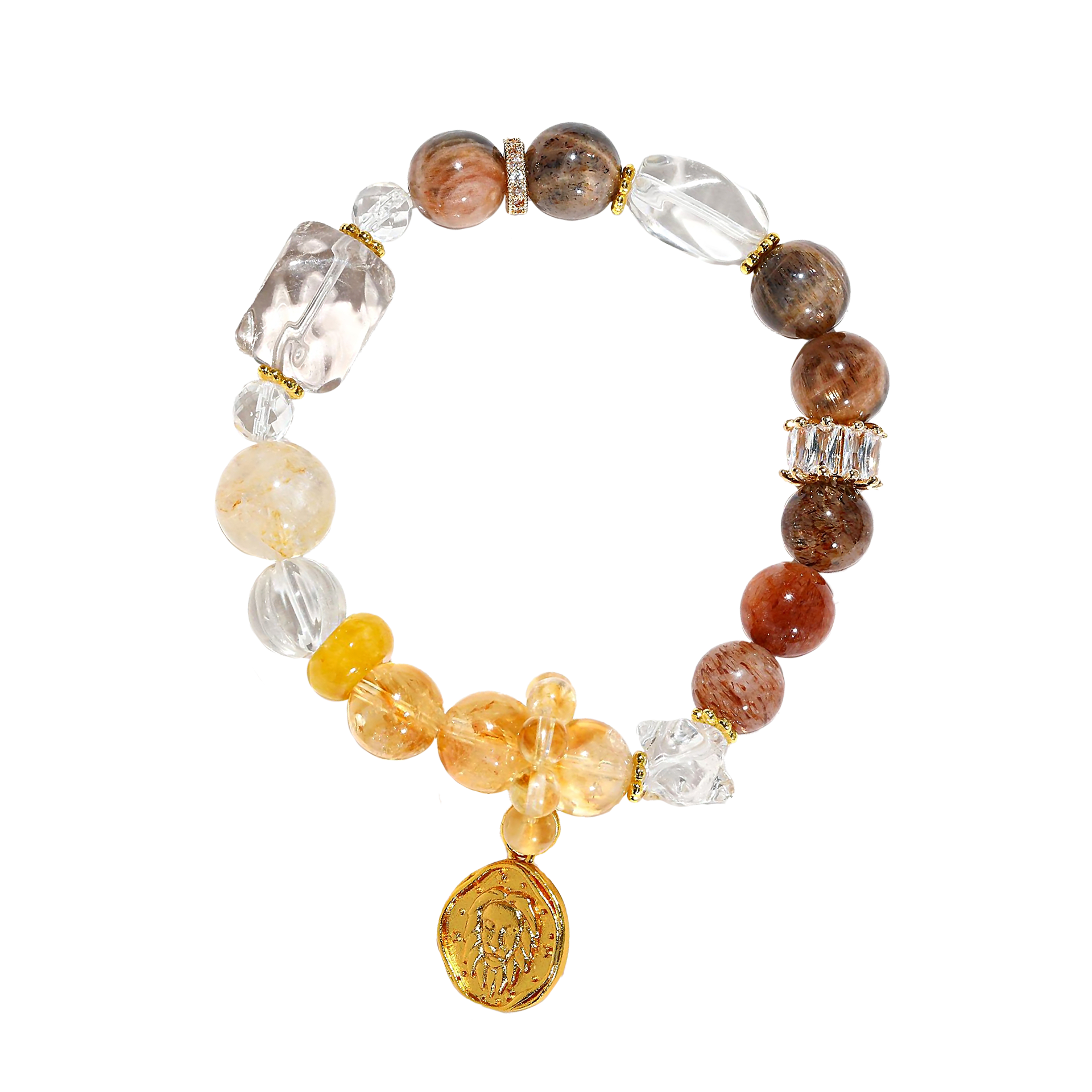 Leo Zodiac Star Sign Birthstone Bracelet