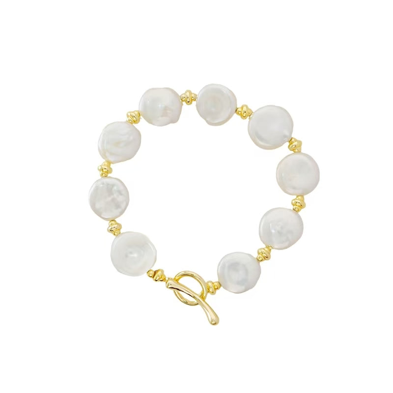 Moon Pearl Bracelet