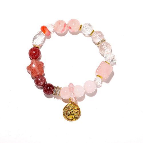Aries Zodiac Star Sign Birthstone Bracelet
