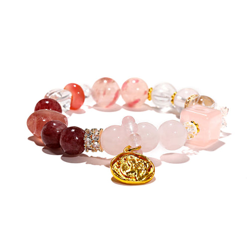 Aries Zodiac Star Sign Birthstone Bracelet