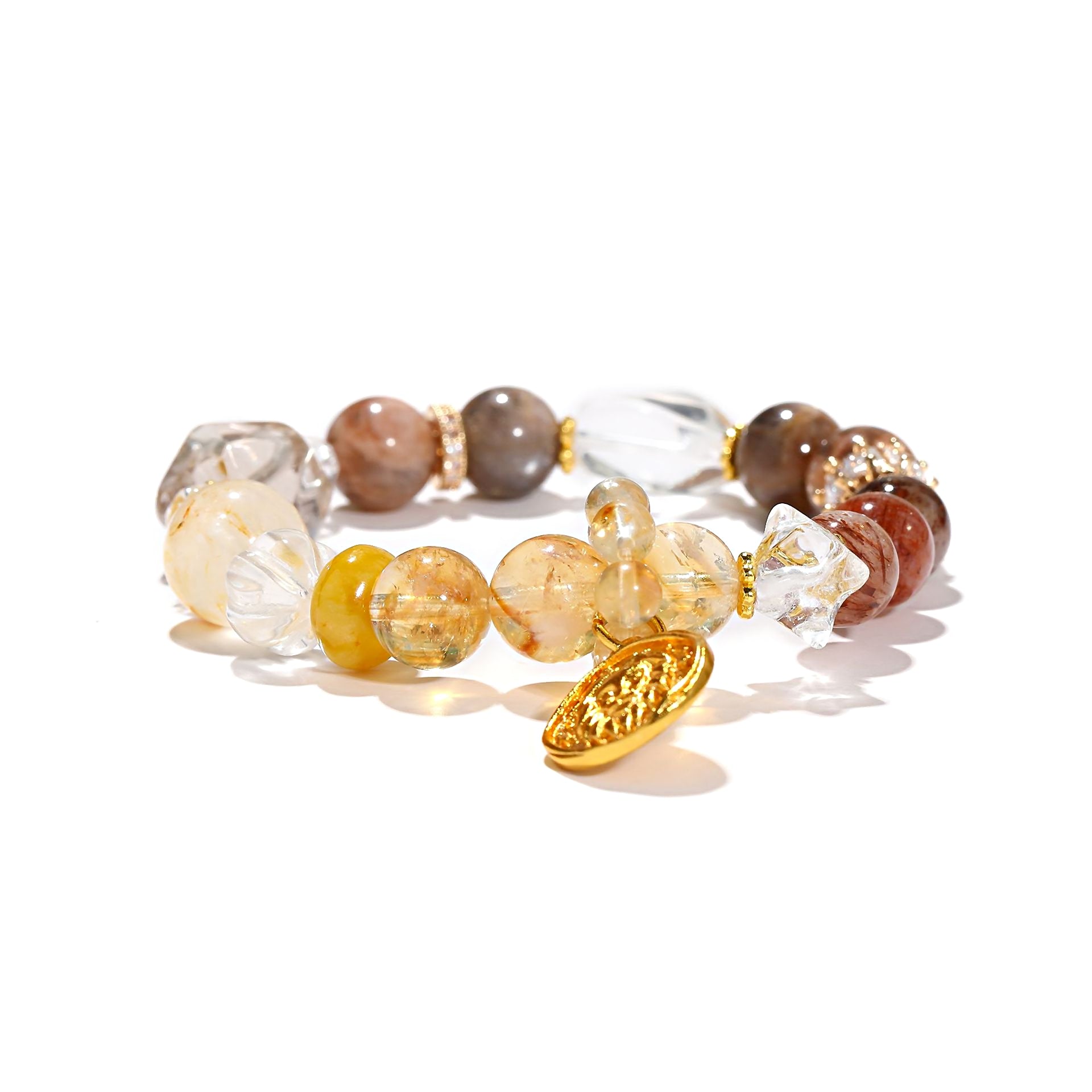 Leo Zodiac Star Sign Birthstone Bracelet