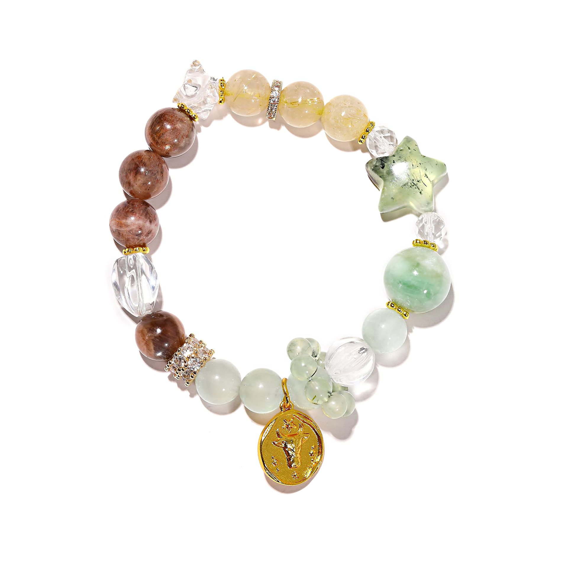 Taurus Zodiac Star Sign Birthstone Bracelet