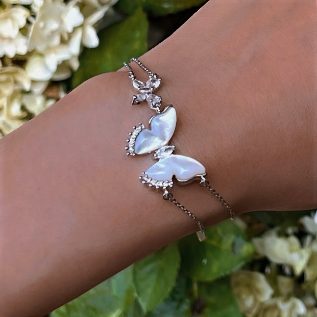 Butterfly Double-layered Bracelet