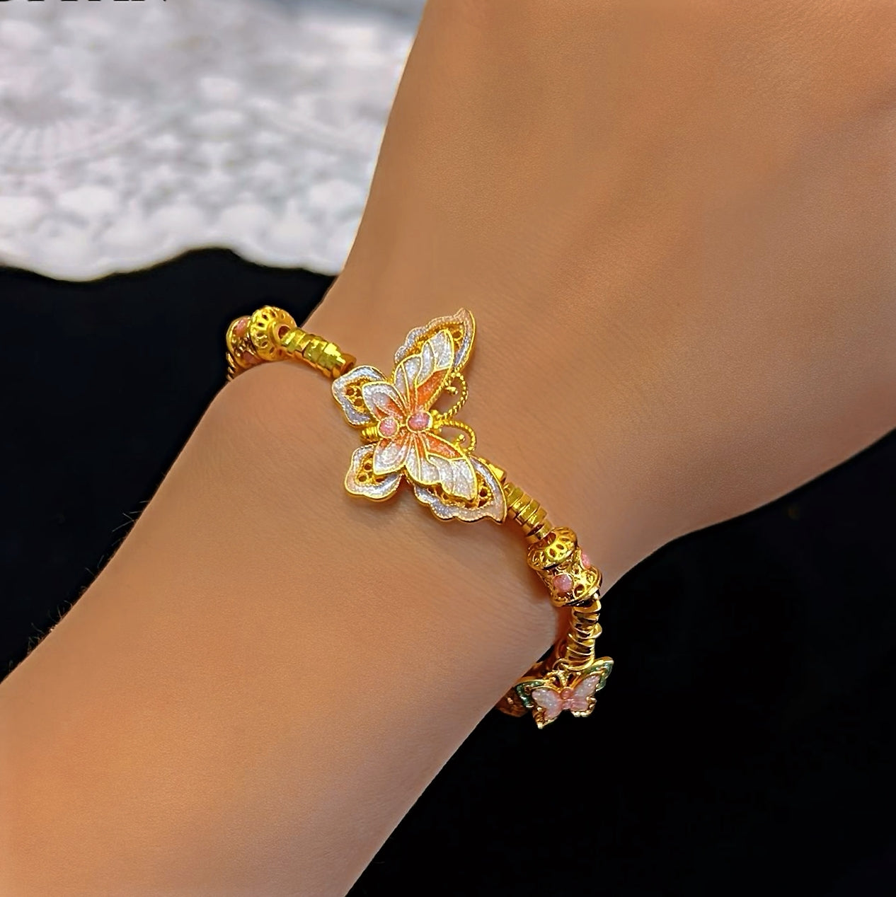 Butterfly Gold Shine Bracelet