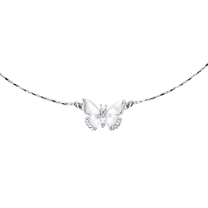 Butterfly Heart Necklace