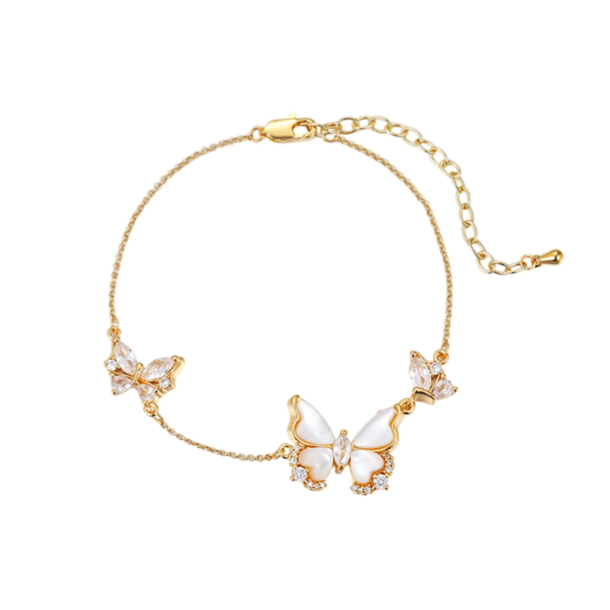 Gold Butterfly Bracelet