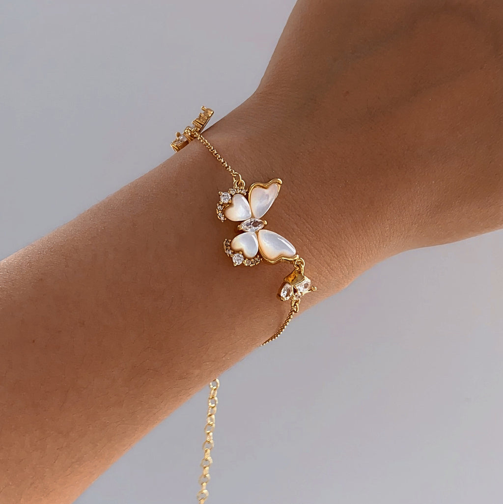 Gold Butterfly Bracelet