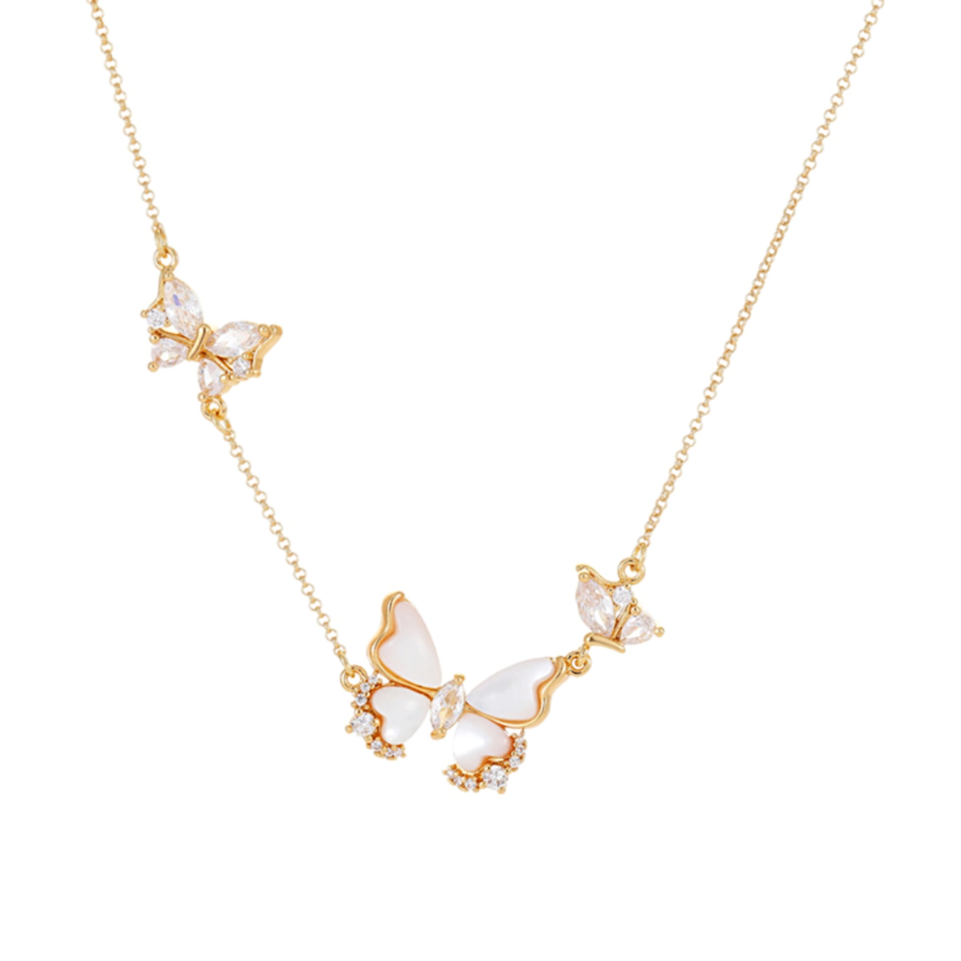 Gold Butterfly Necklace
