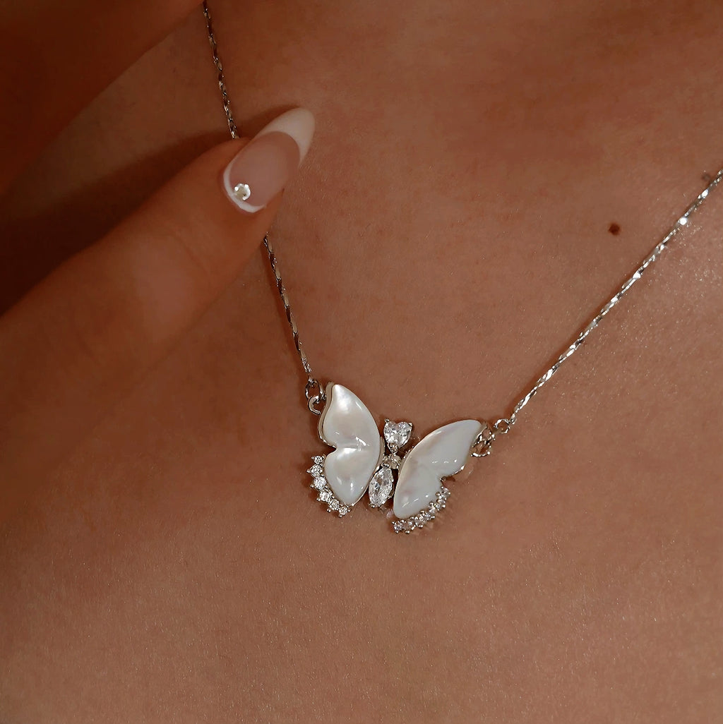 Butterfly Heart Necklace