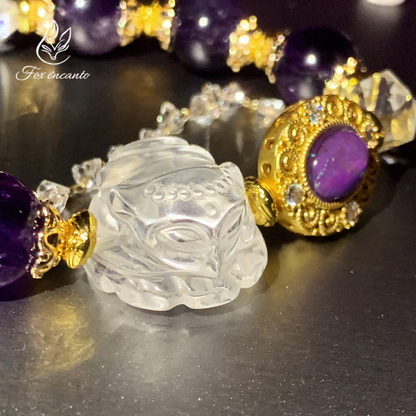 Charm Tail Fox Crystal Bracelet - Charm & Allure