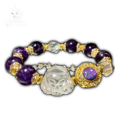 Charm Tail Fox Crystal Bracelet - Charm & Allure