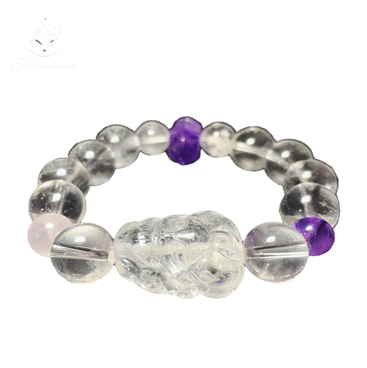 Wisdom Tail Fox Crystal Bracelet – Clarity & Calm