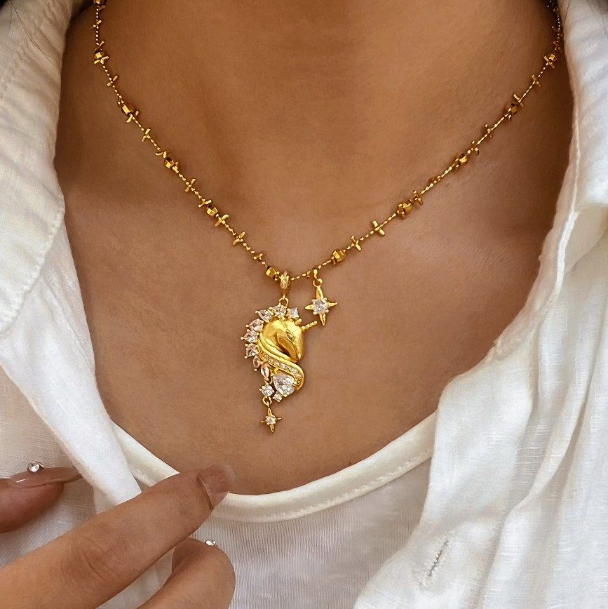 Lumina • Unicorn Gold Necklace